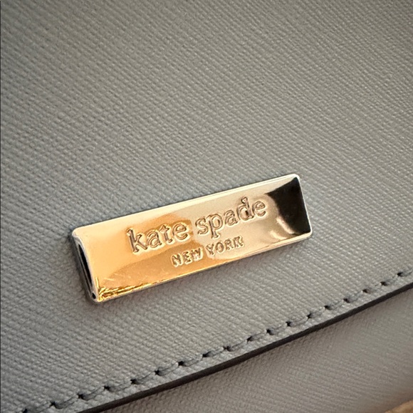 Kate Spade Slate Blue Shoulder Bag with Chain - Picture 2 of 7